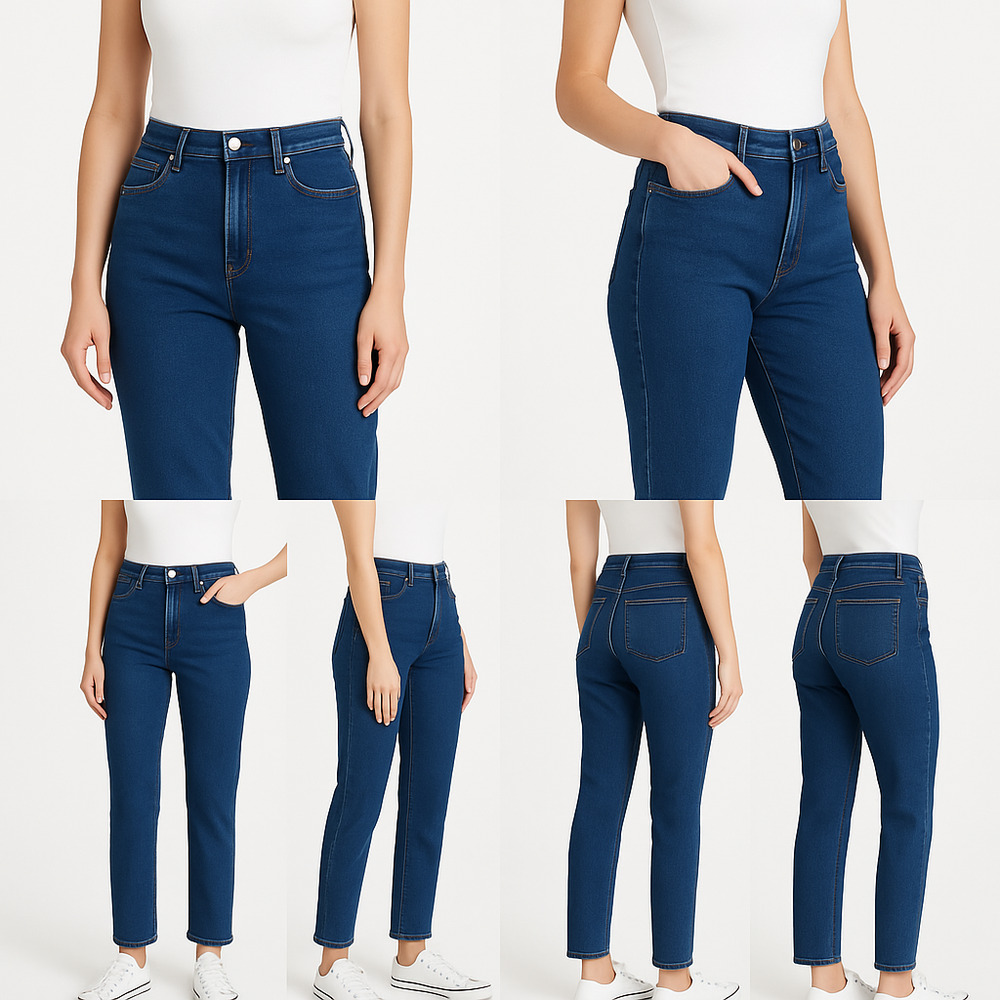 Ella Moss Jeans Womens Size Junior 8/29 Blue Straight‎ Leg High Waist Classic